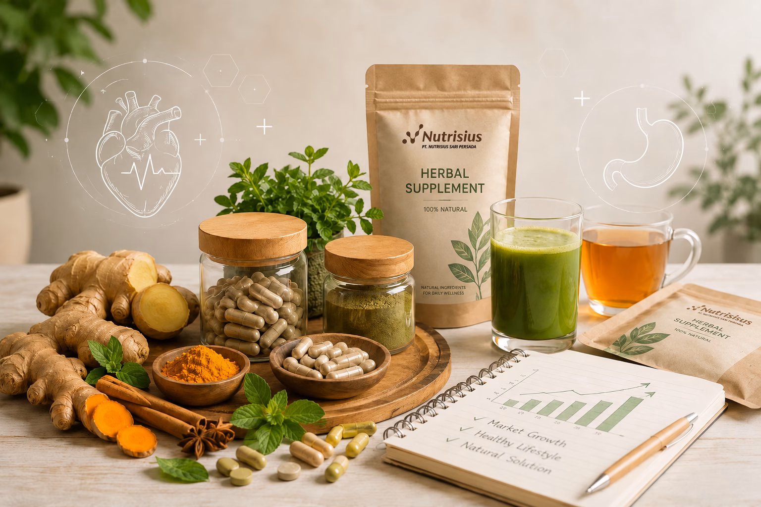 Nutrisius pabrik suplemen herbal